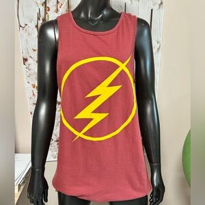 #0312 DC Comics Flash Logo Tank Top Small